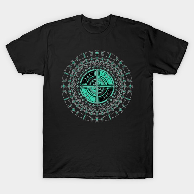 The Storm (Aqua) T-Shirt by melvinwareagle